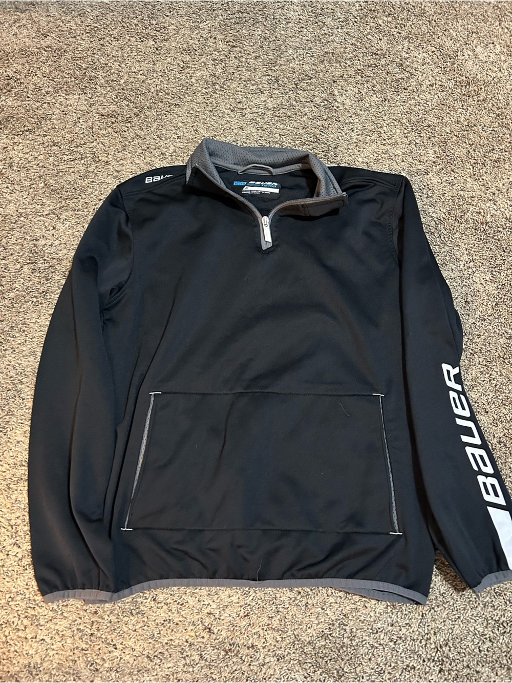 Bauer youth quarter zip pullover